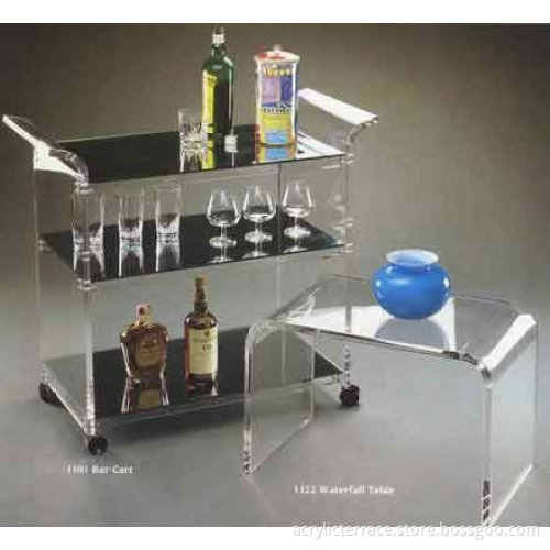 Clear Acrylic Hotel Trolley